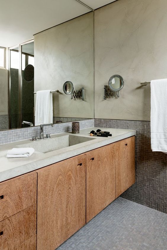 Bathroom Countertop Materials: Concrete