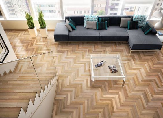 Parquet hardwood flooring