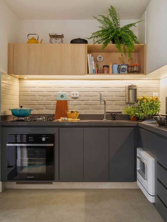 Custom kitchen countertop design - L-shaped