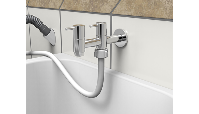 laundry faucet: cheaper, more durable and can connect a hose