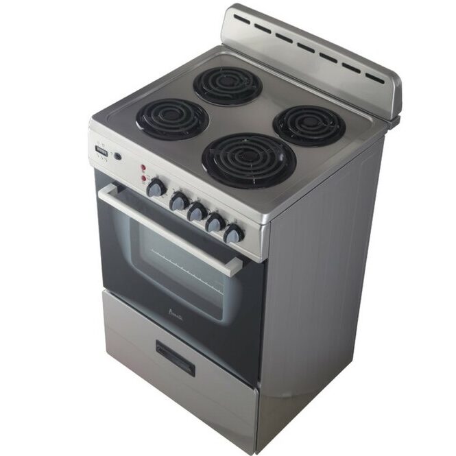 Coil electric ranges and cooktops