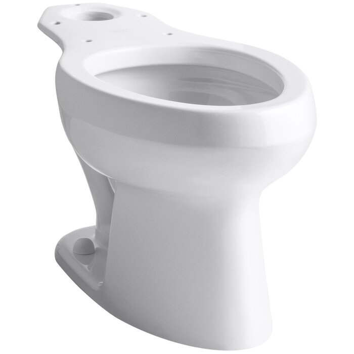 Elongated bowl toilet