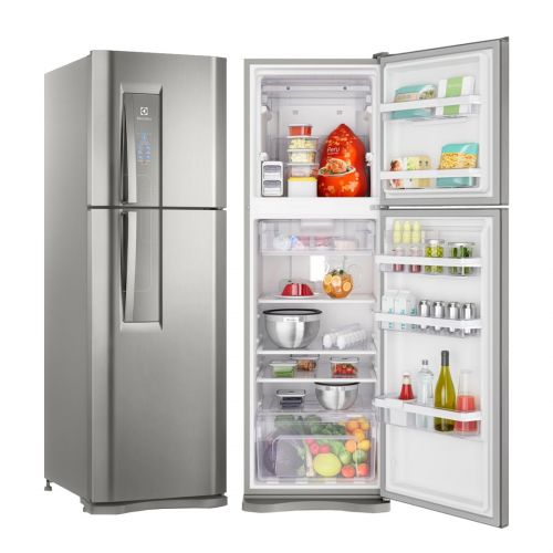 Top freezer double door fridge