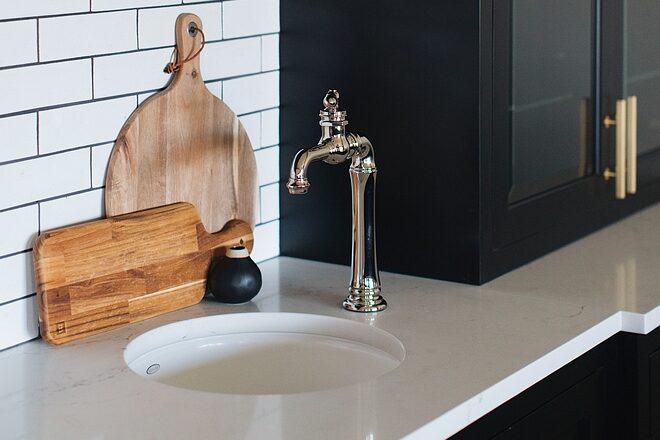 Prep or bar kitchen sink faucet