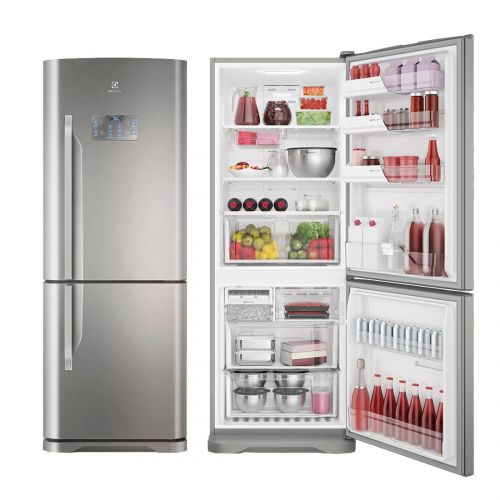 Bottom freezer double door fridge