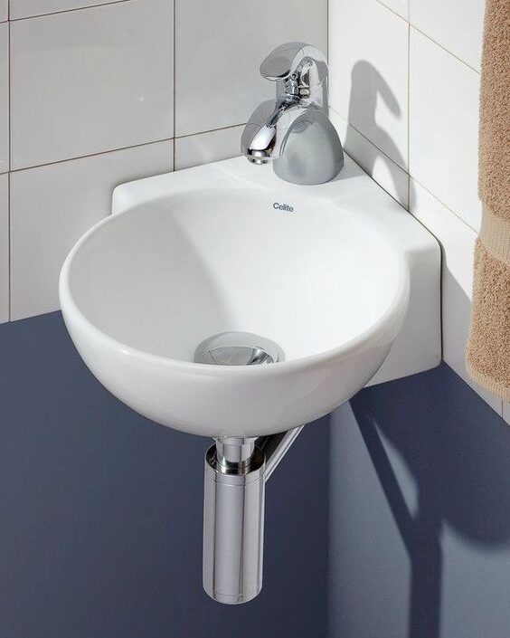 corner bathroom sink