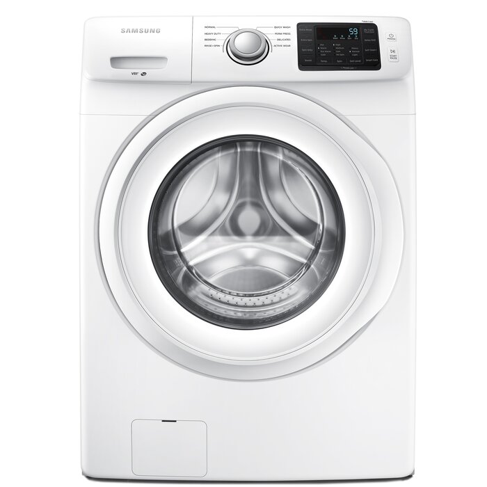 Separate washer and dryer: Samsung washing machine.