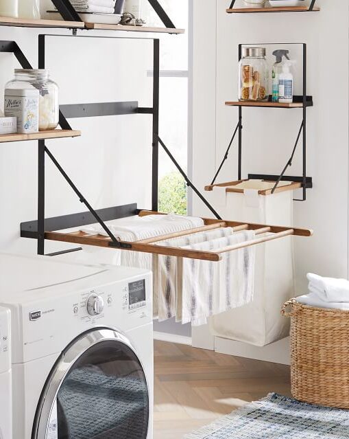 Folding drying racks