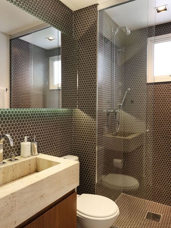 Bathroom mirror shapes - horizontal rectangular